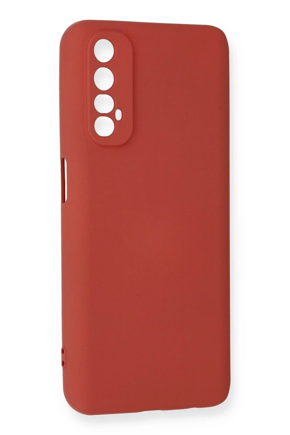 Mey İthalat®  Realme 7 Kılıf Nano içi Kadife Silikon - Kiremit