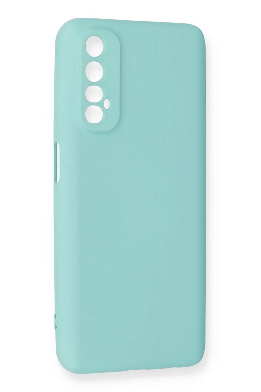 Mey İthalat®  Realme 7 Kılıf Nano içi Kadife Silikon - Turkuaz