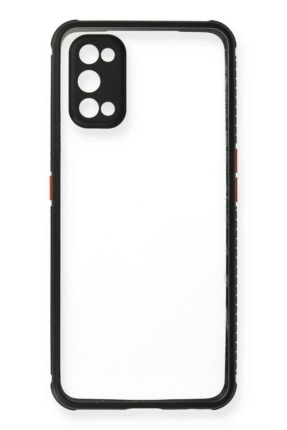 Mey İthalat®  Realme 7 Pro Kılıf Miami Şeffaf Silikon - Siyah