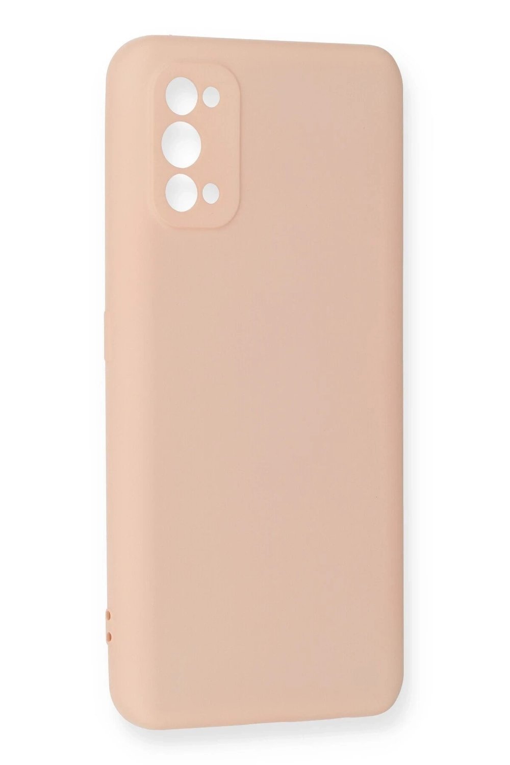 Mey İthalat®  Realme 7 Pro Kılıf Nano içi Kadife Silikon - Pudra