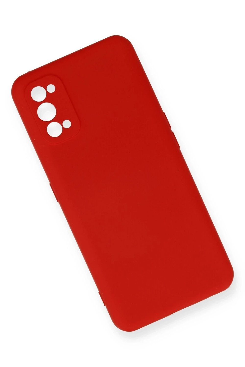 Mey İthalat®  Realme 7 Pro Kılıf Nano içi Kadife Silikon - Kırmızı