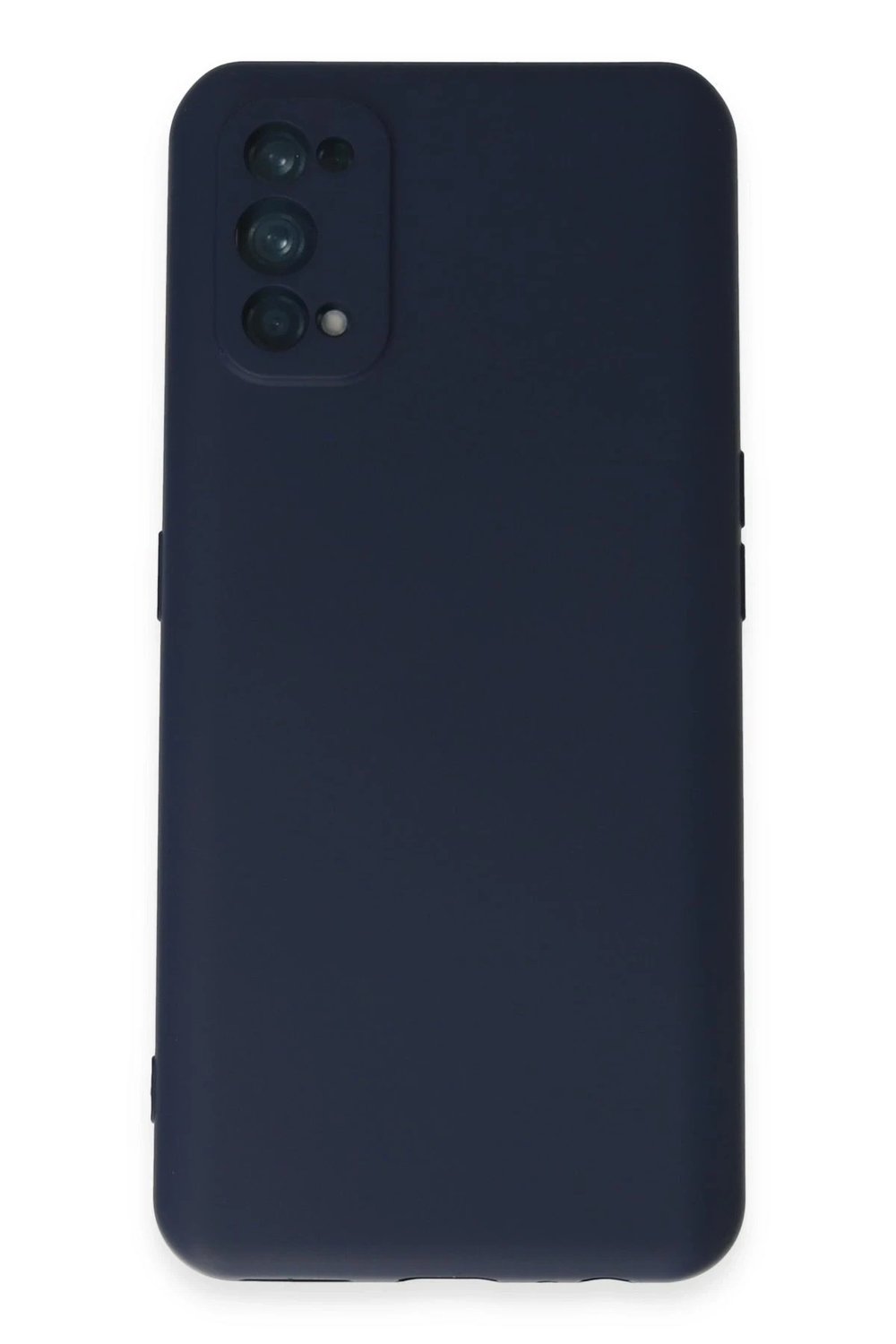 Mey İthalat®  Realme 7 Pro Kılıf Nano içi Kadife Silikon - Lacivert
