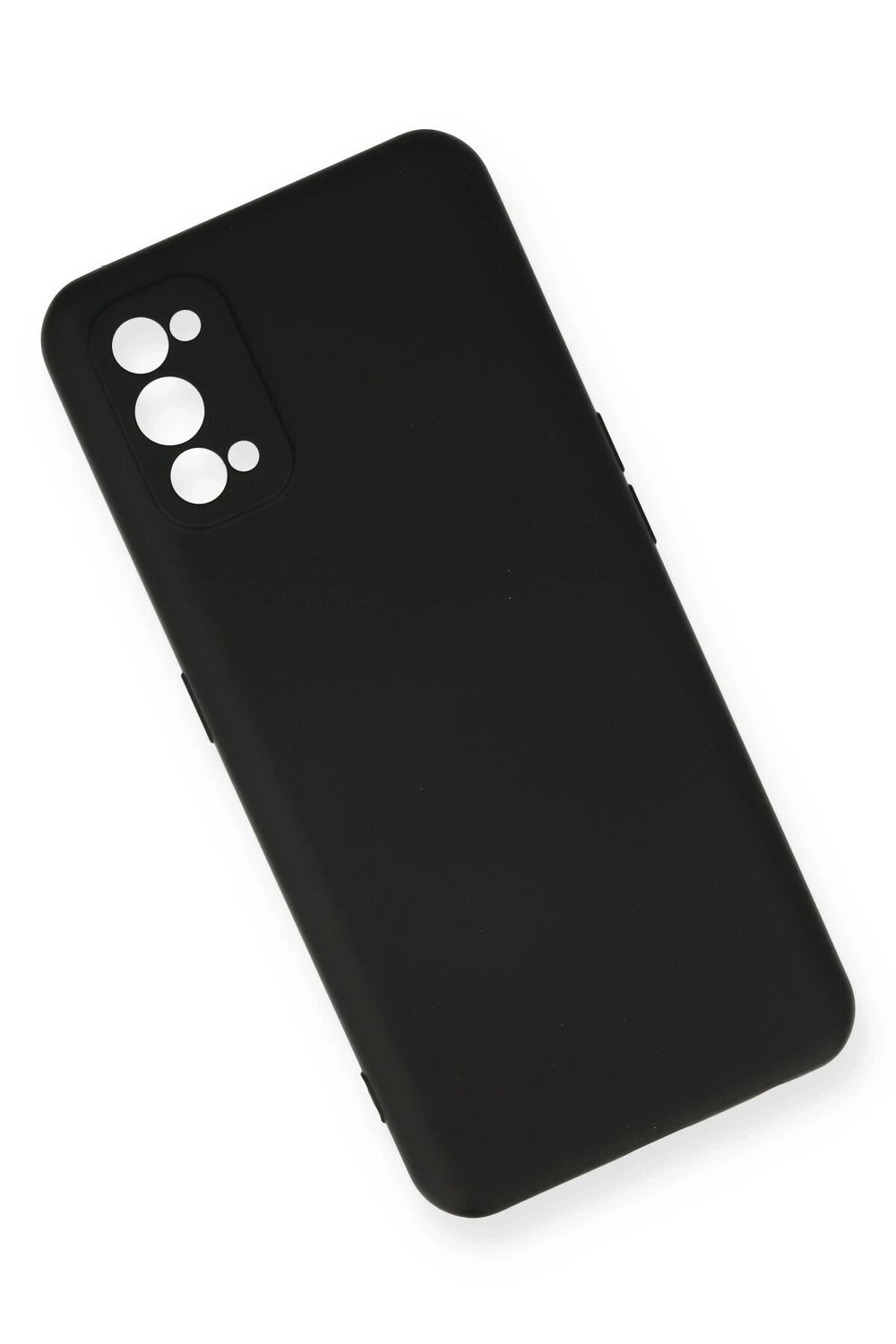 Mey İthalat®  Realme 7 Pro Kılıf Nano içi Kadife Silikon - Siyah