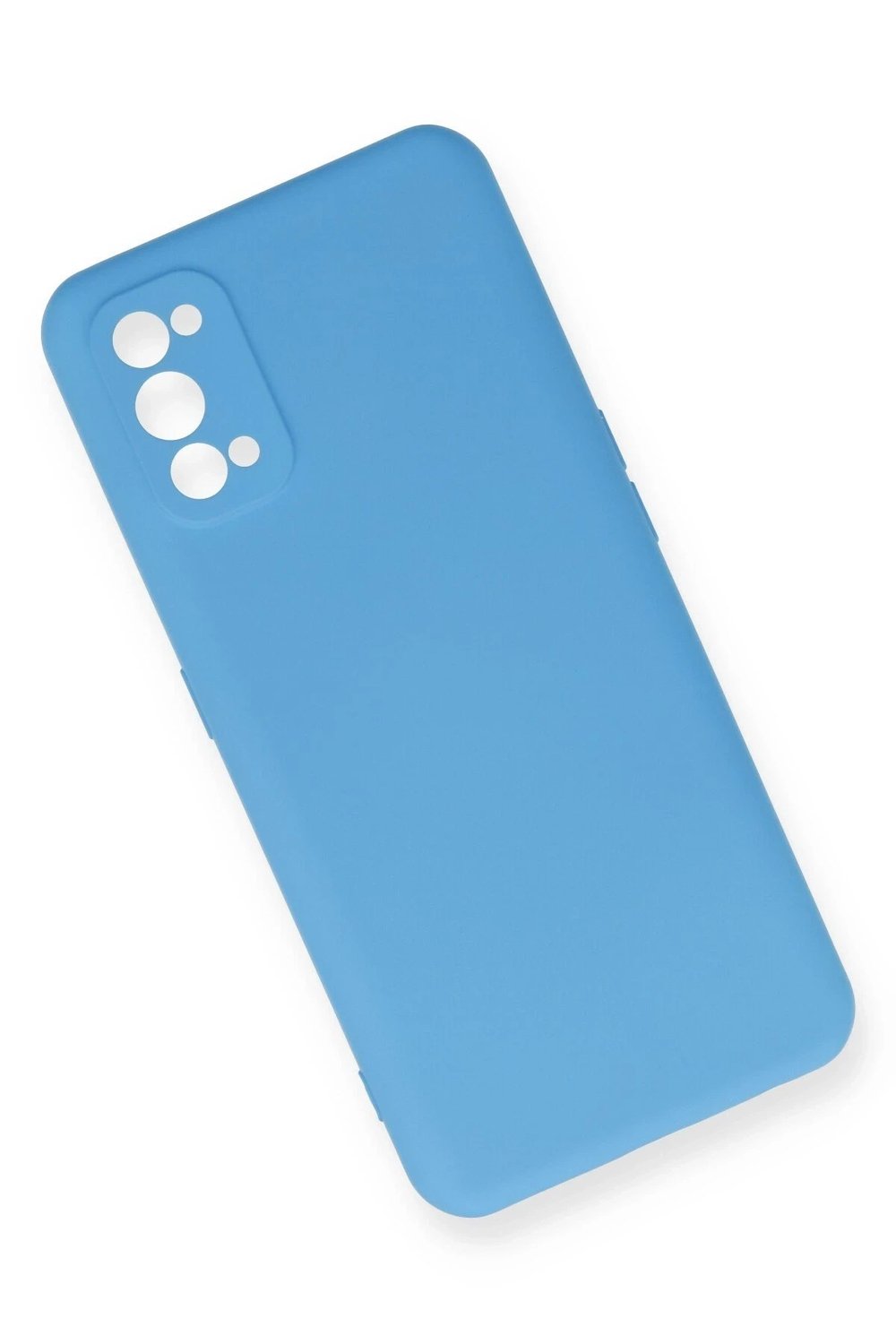 Mey İthalat®  Realme 7 Pro Kılıf Nano içi Kadife Silikon - Mavi