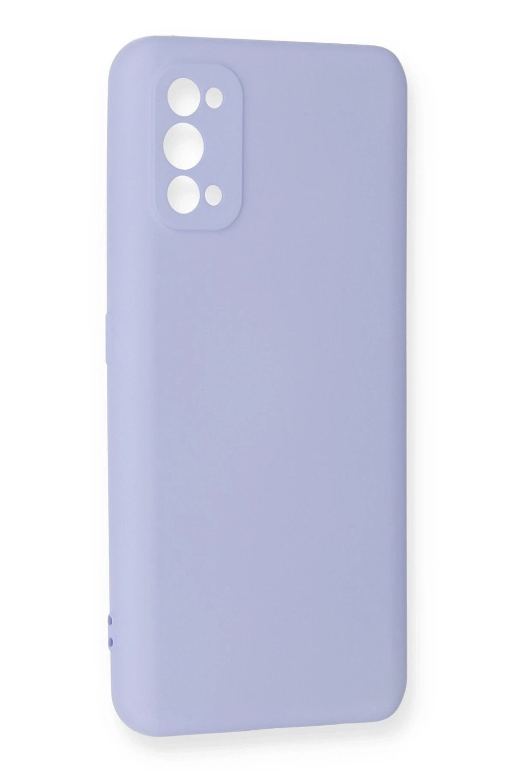 Mey İthalat®  Realme 7 Pro Kılıf Nano içi Kadife Silikon - Lila