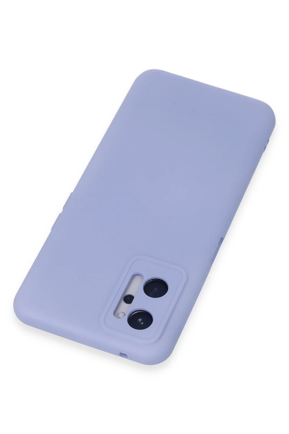 Mey İthalat®  Realme 9i 4G Kılıf Nano içi Kadife Silikon - Lila