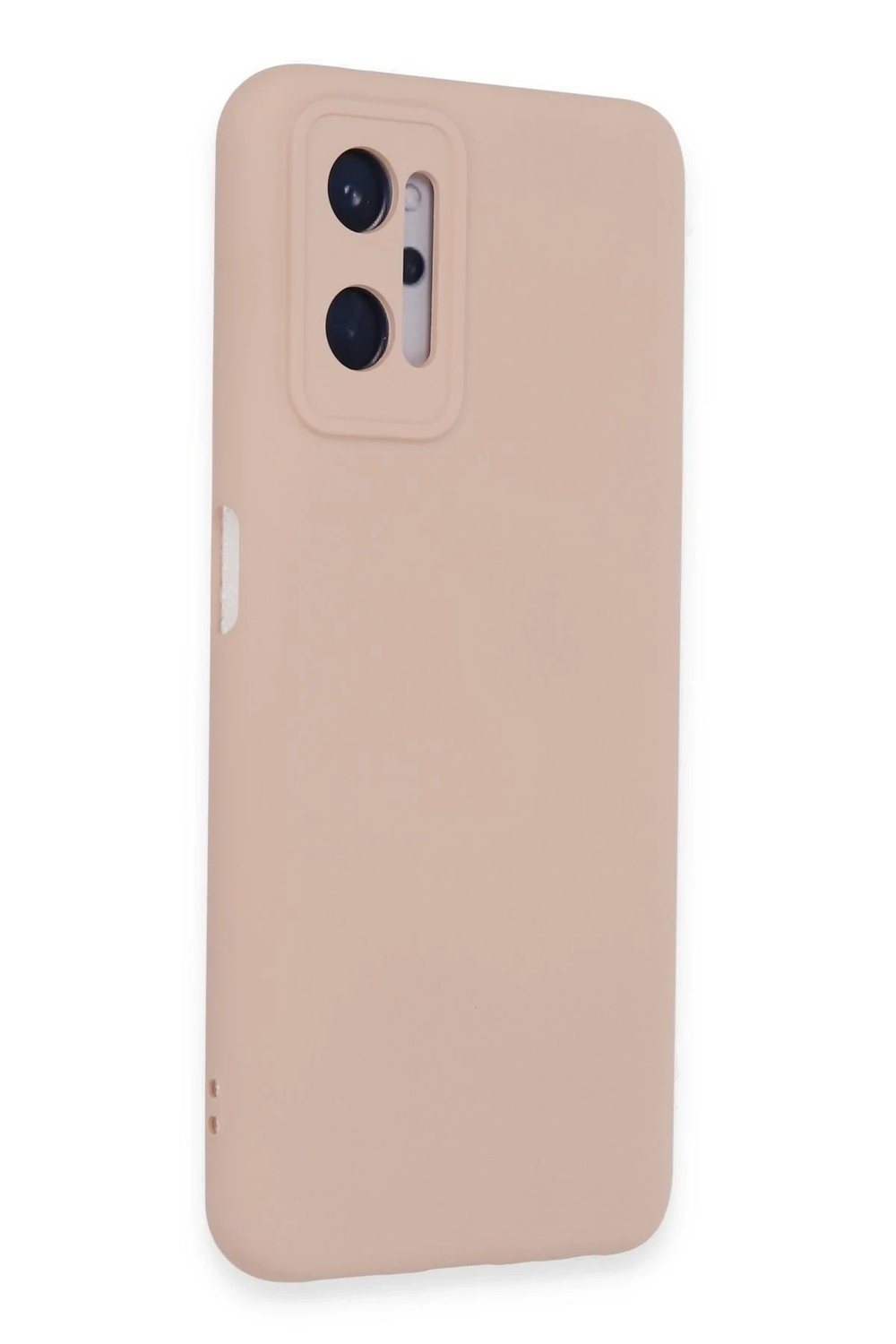 Mey İthalat®  Realme 9i 4G Kılıf Nano içi Kadife Silikon - Pudra