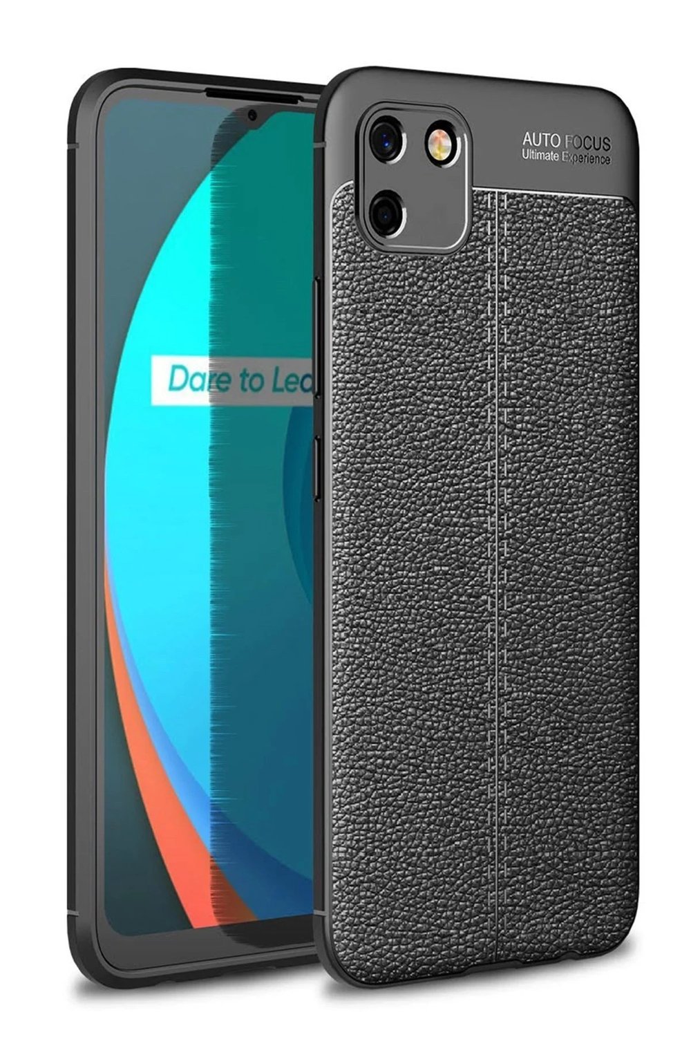 Mey İthalat®  Realme C11 2021 Kılıf Auto Focus Kapak - Siyah