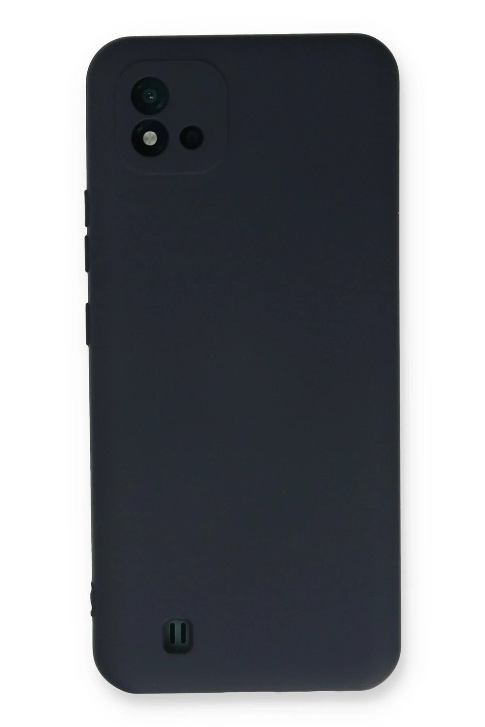 Mey İthalat®  Realme C11 2021 Kılıf Nano içi Kadife Silikon - Lacivert