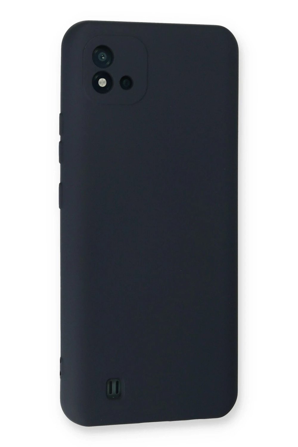 Mey İthalat®  Realme C11 2021 Kılıf Nano içi Kadife Silikon - Lacivert