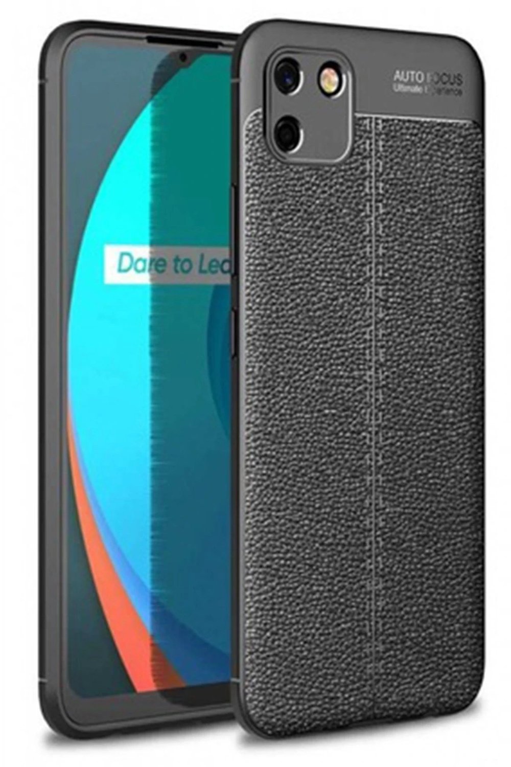 Mey İthalat®  Realme C11 Kılıf Auto Focus Kapak - Siyah