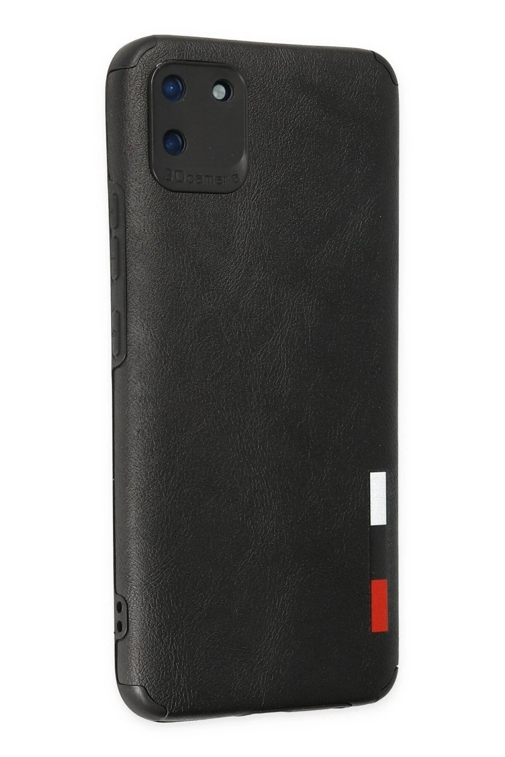 Mey İthalat®  Realme C11 Kılıf Loop Deri Silikon - Siyah