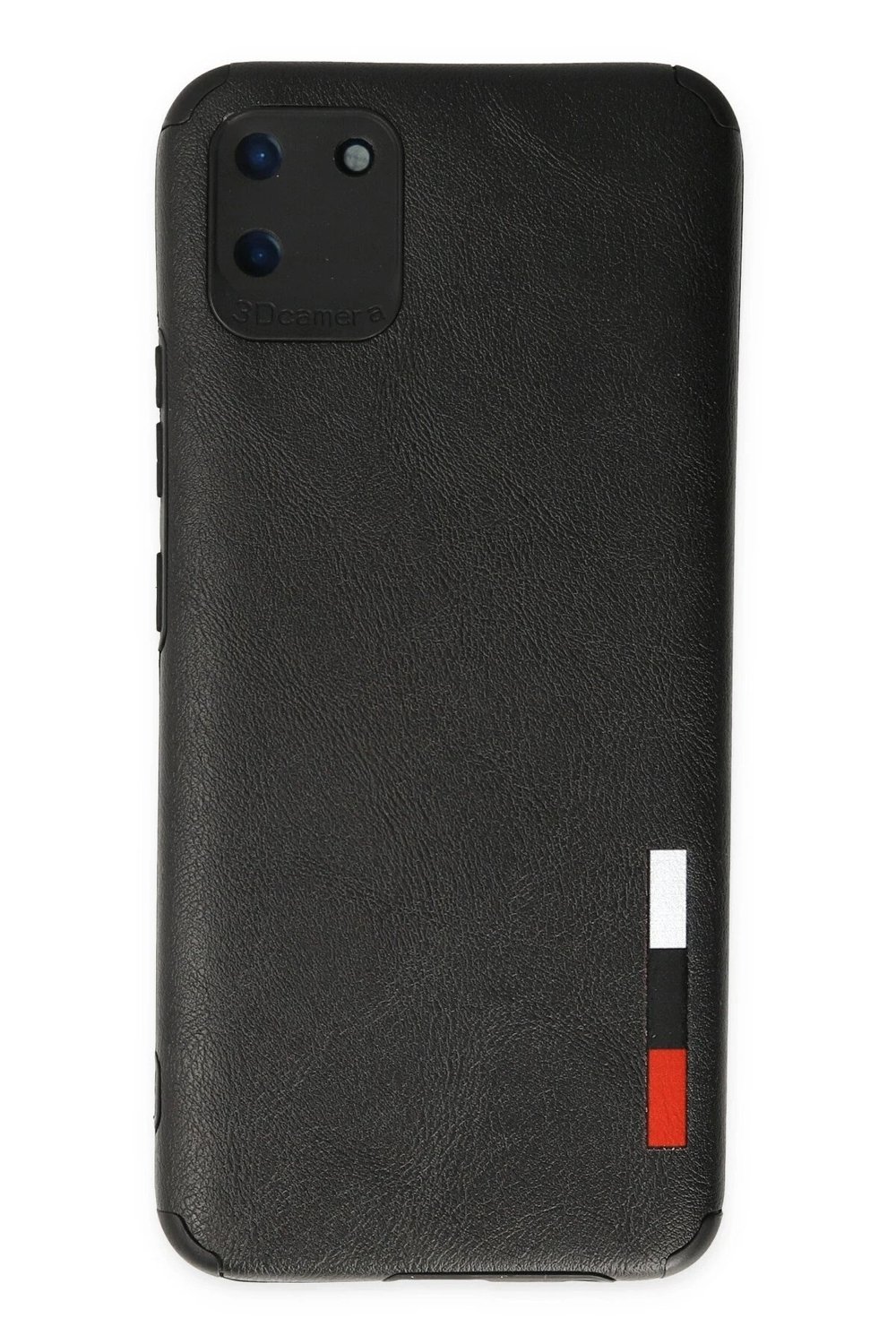 Mey İthalat®  Realme C11 Kılıf Loop Deri Silikon - Siyah