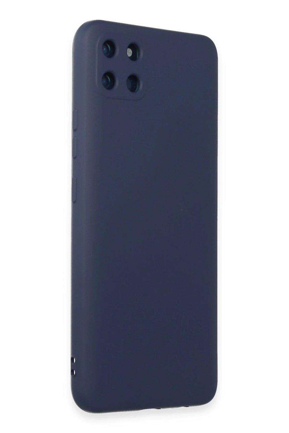 Mey İthalat®  Realme C11 Kılıf Nano içi Kadife Silikon - Lacivert