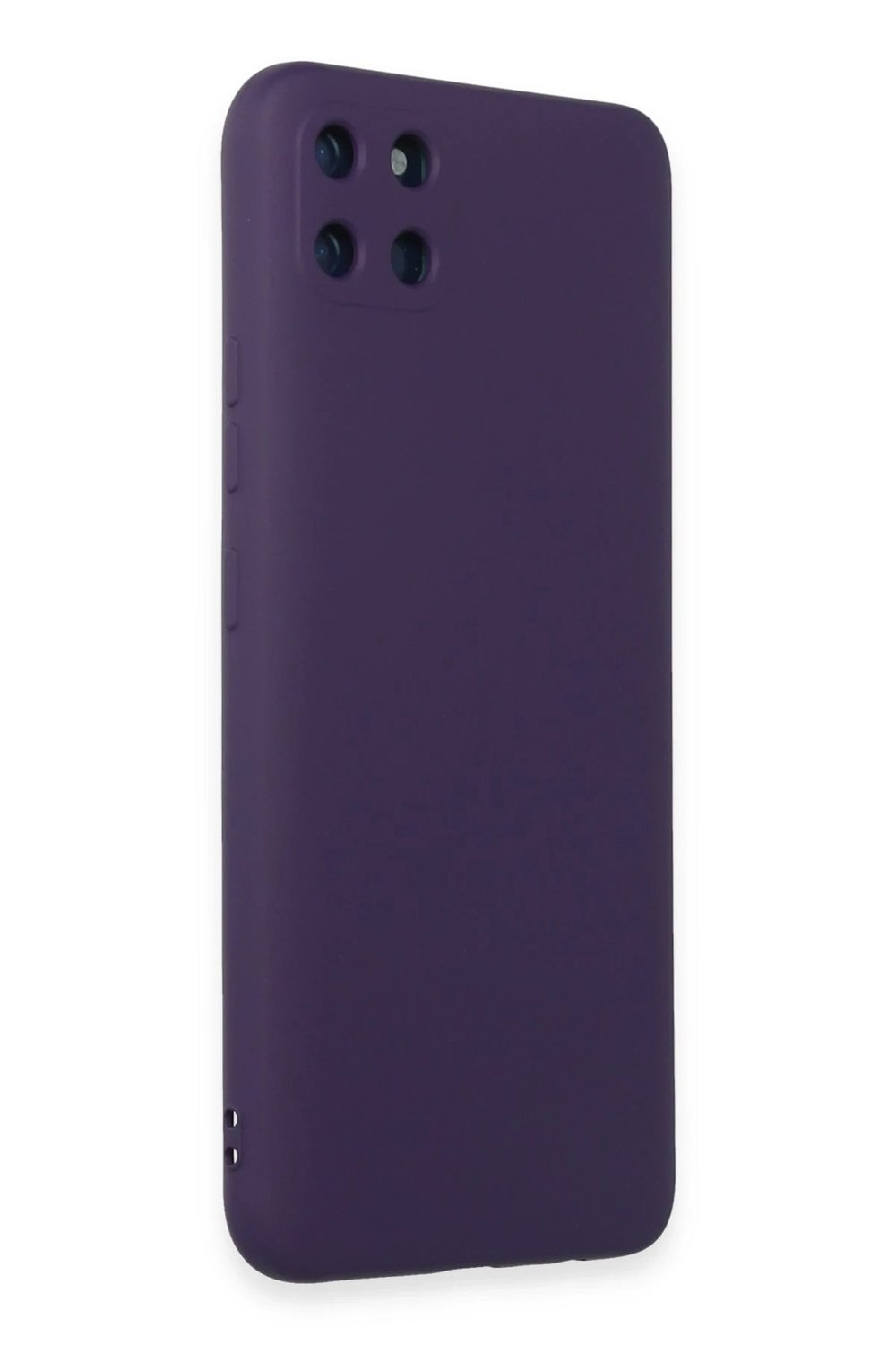 Mey İthalat®  Realme C11 Kılıf Nano içi Kadife Silikon - Mor