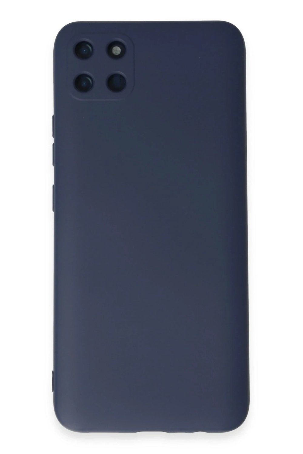 Mey İthalat®  Realme C11 Kılıf Nano içi Kadife Silikon - Lacivert