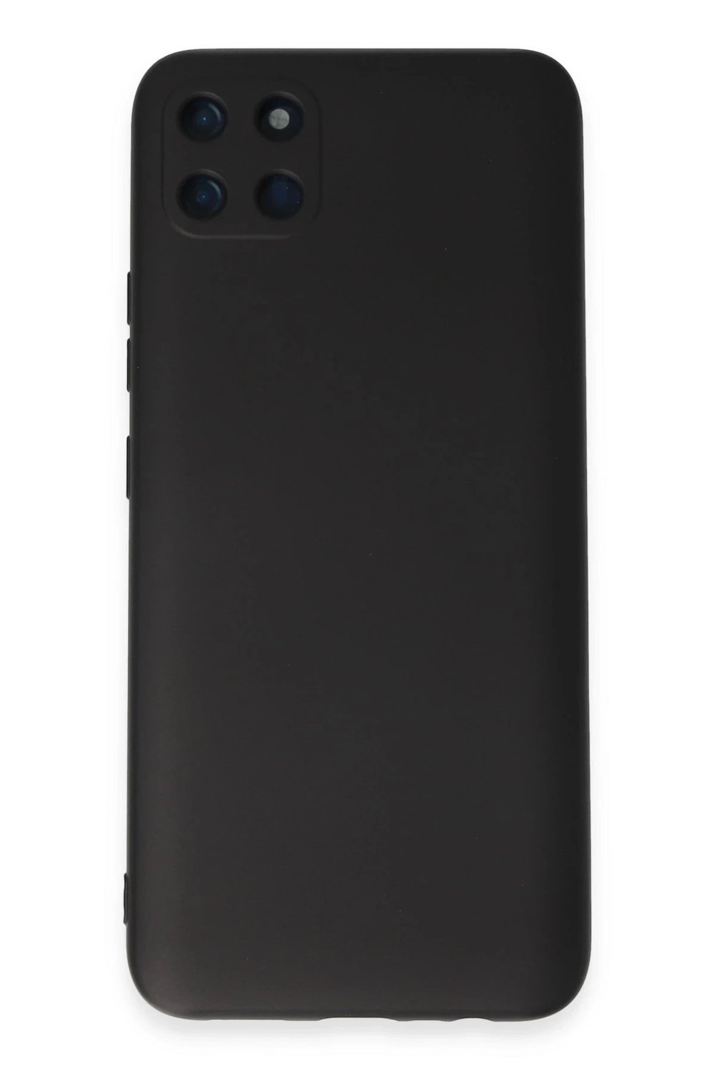 Mey İthalat®  Realme C11 Kılıf Nano içi Kadife Silikon - Siyah