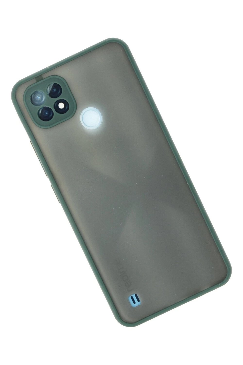 Mey İthalat®  Realme C21 Kılıf Montreal Silikon Kapak - Yeşil