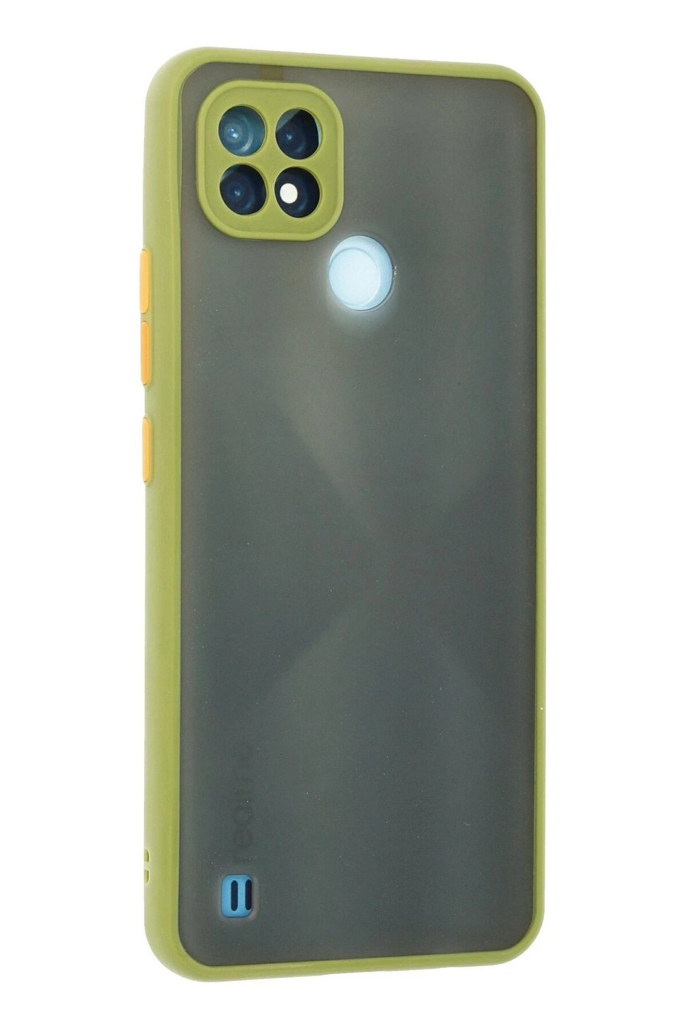 Mey İthalat®  Realme C21 Kılıf Montreal Silikon Kapak - Açık Yeşil