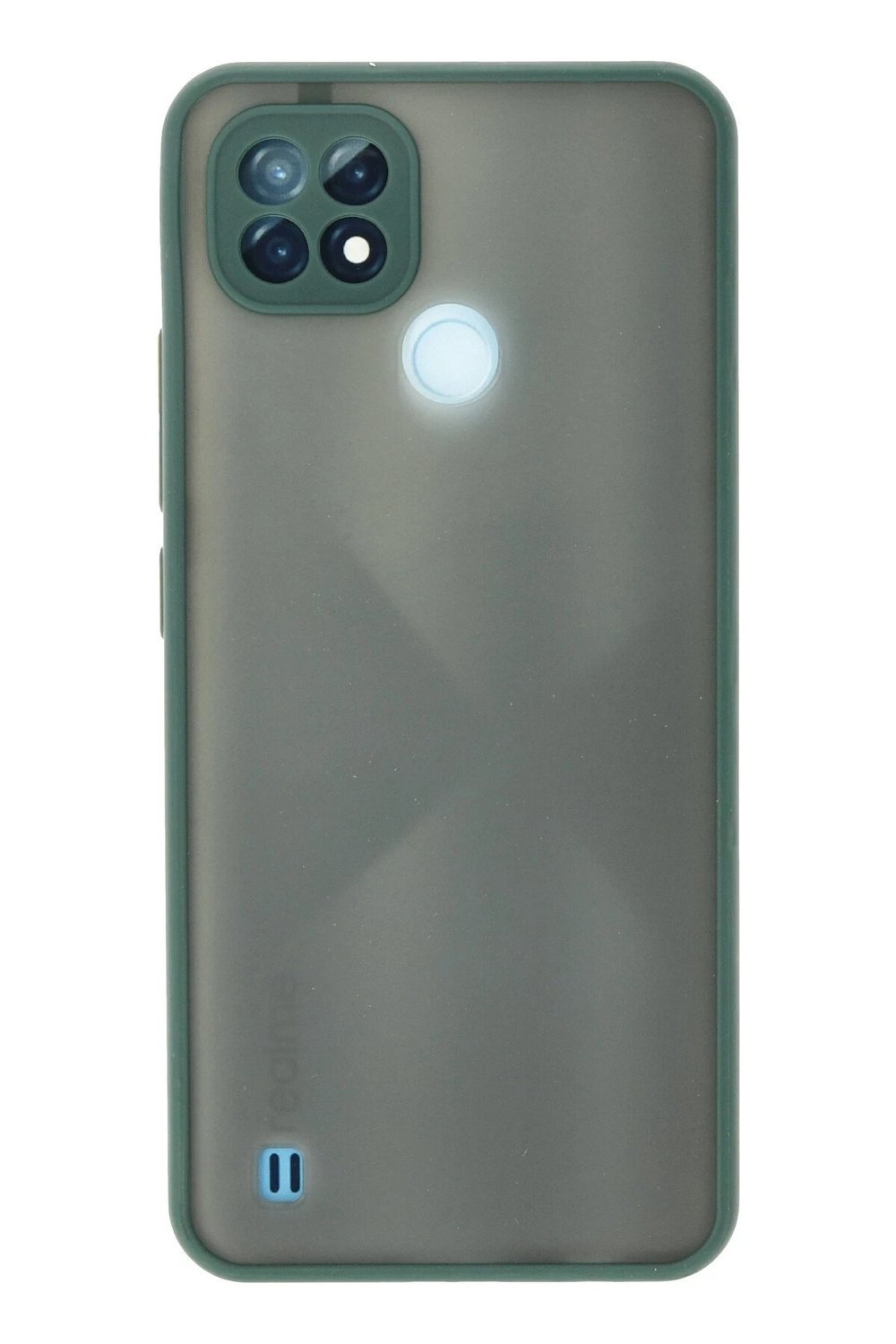 Mey İthalat®  Realme C21 Kılıf Montreal Silikon Kapak - Yeşil