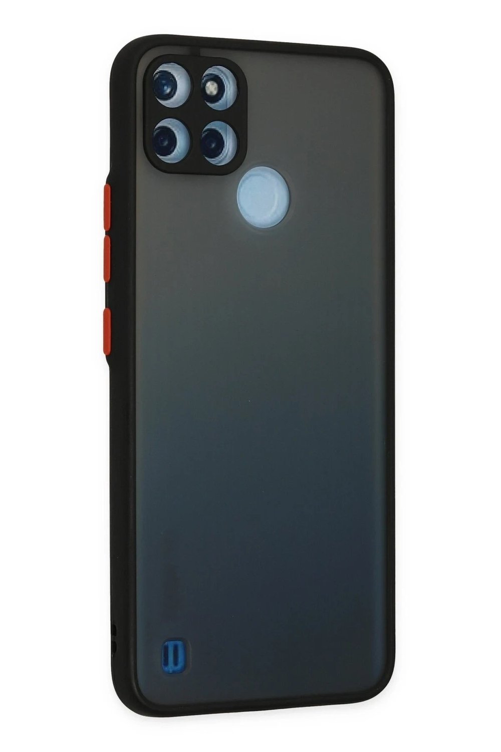 Mey İthalat®  Realme C21Y Kılıf Montreal Silikon Kapak - Siyah