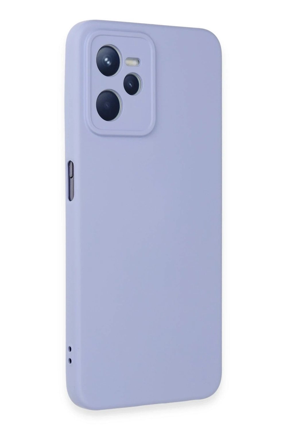 Mey İthalat®  Realme C35 Kılıf Nano içi Kadife Silikon - Lila