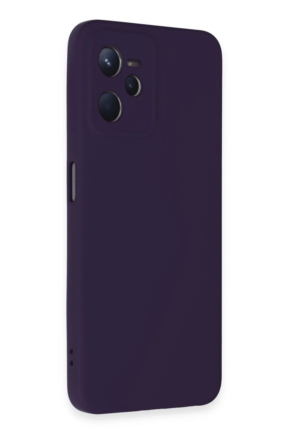 Mey İthalat®  Realme C35 Kılıf Nano içi Kadife Silikon - Mor