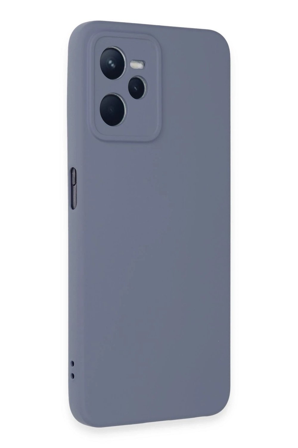 Mey İthalat®  Realme C35 Kılıf Nano içi Kadife Silikon - Gri
