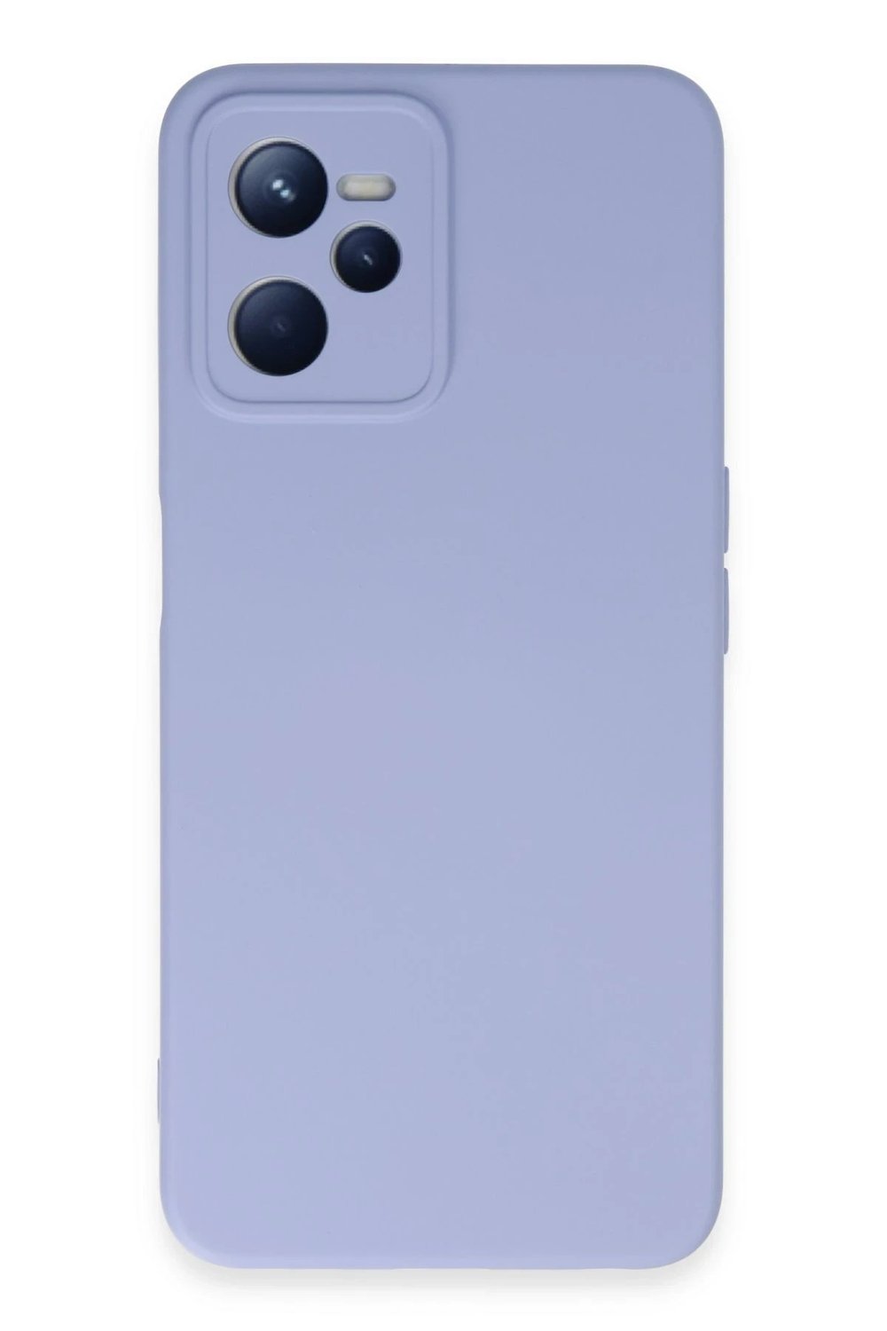 Mey İthalat®  Realme C35 Kılıf Nano içi Kadife Silikon - Lila