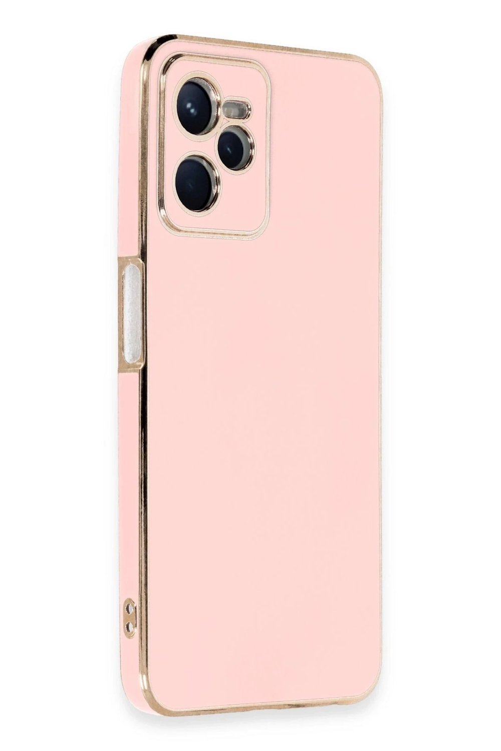 Mey İthalat®  Realme C35 Kılıf Volet Silikon - Pembe