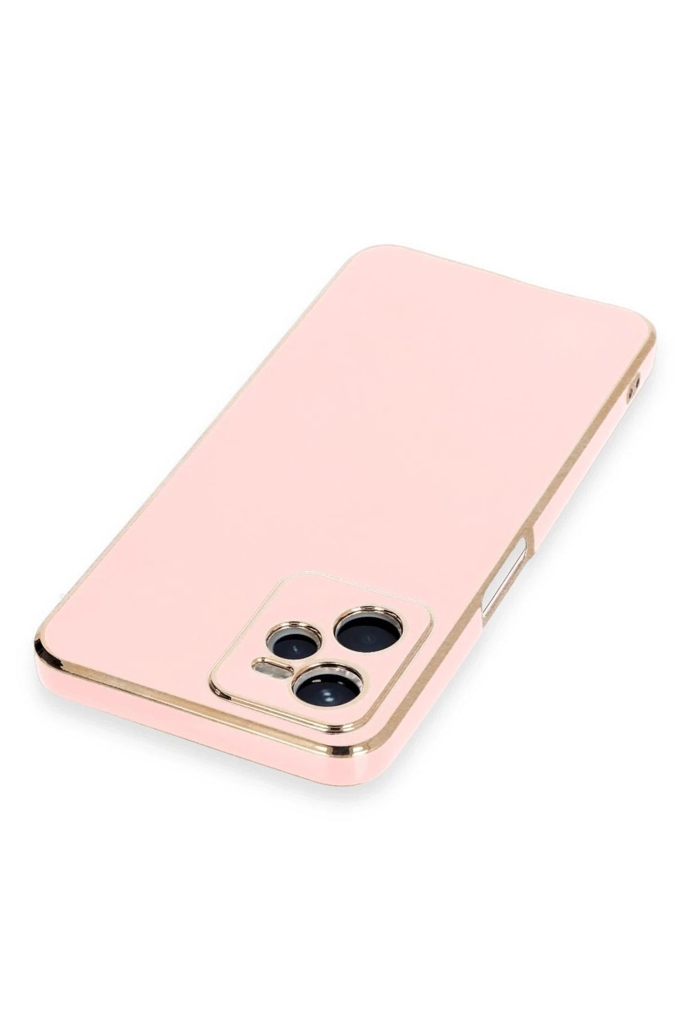 Mey İthalat®  Realme C35 Kılıf Volet Silikon - Pembe