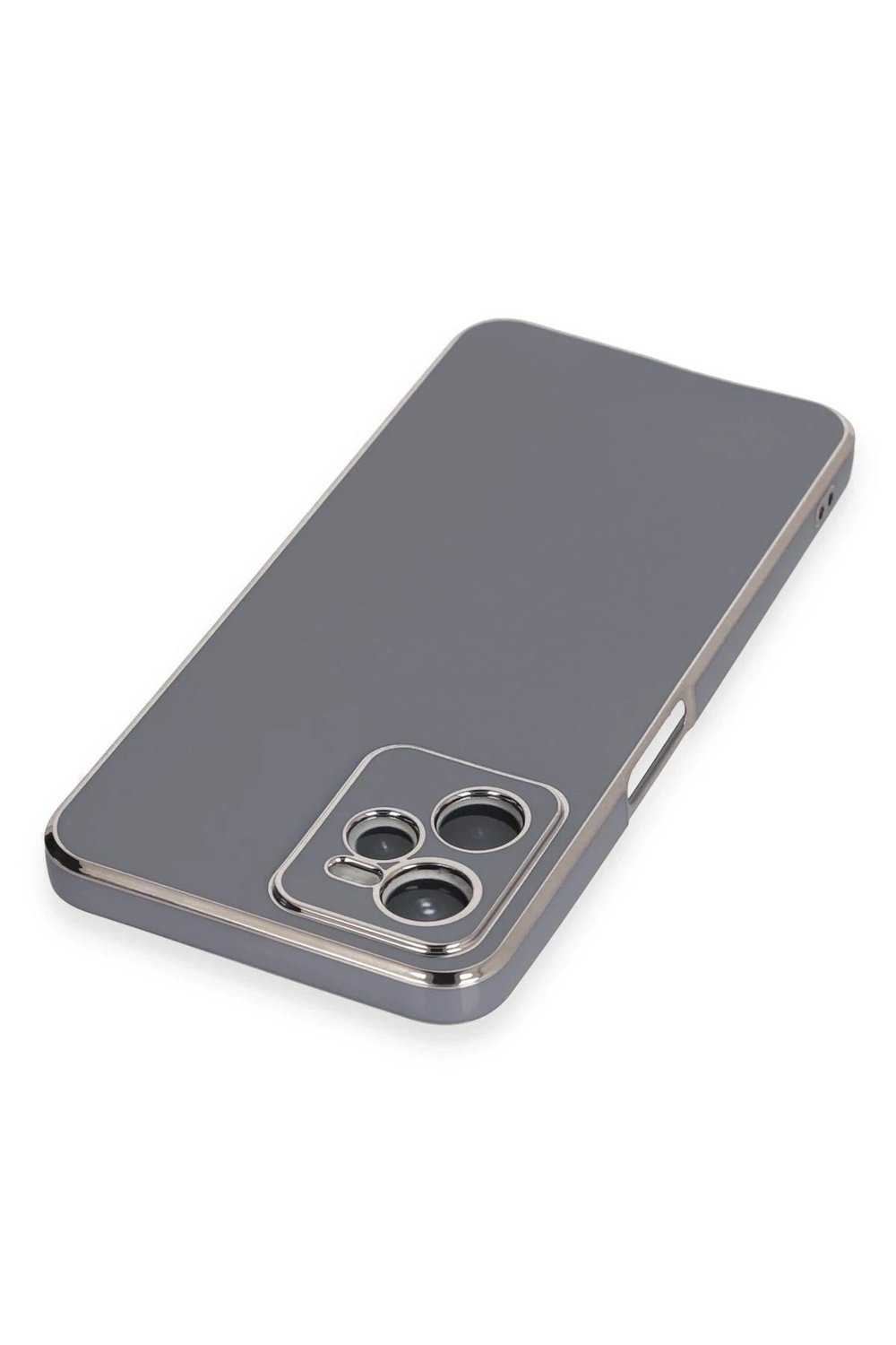 Mey İthalat®  Realme C35 Kılıf Volet Silikon - Mavi