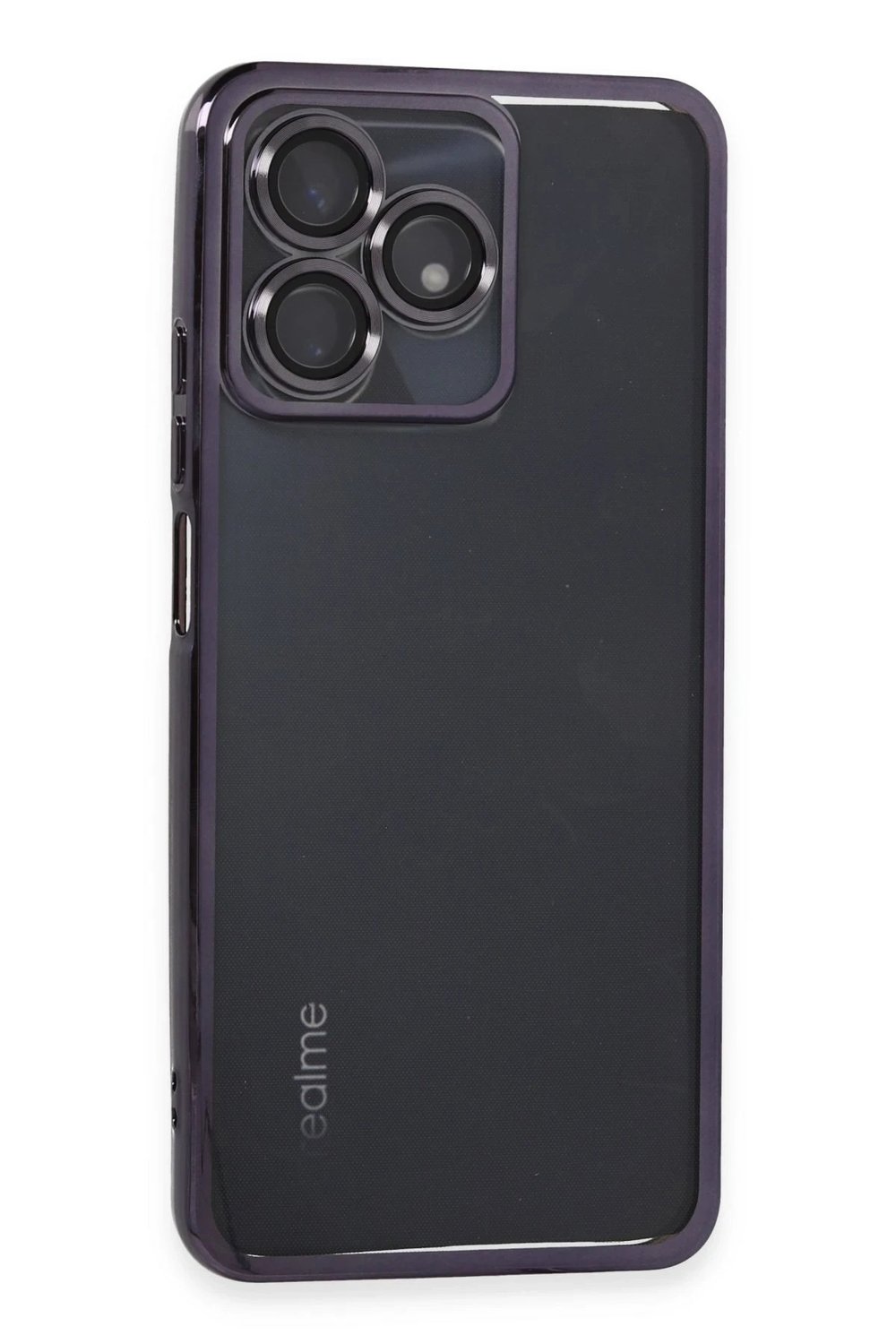 Mey İthalat®  Realme C53 Kılıf  Lensli Silikon - Mor