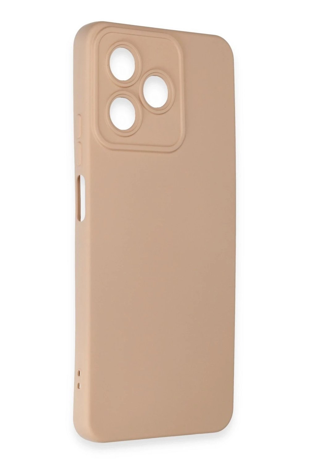 Mey İthalat®  Realme C53 Kılıf Nano içi Kadife Silikon - Pudra
