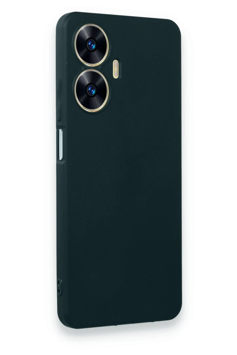 Mey İthalat®  Realme C55 Kılıf First Silikon - Koyu Yeşil