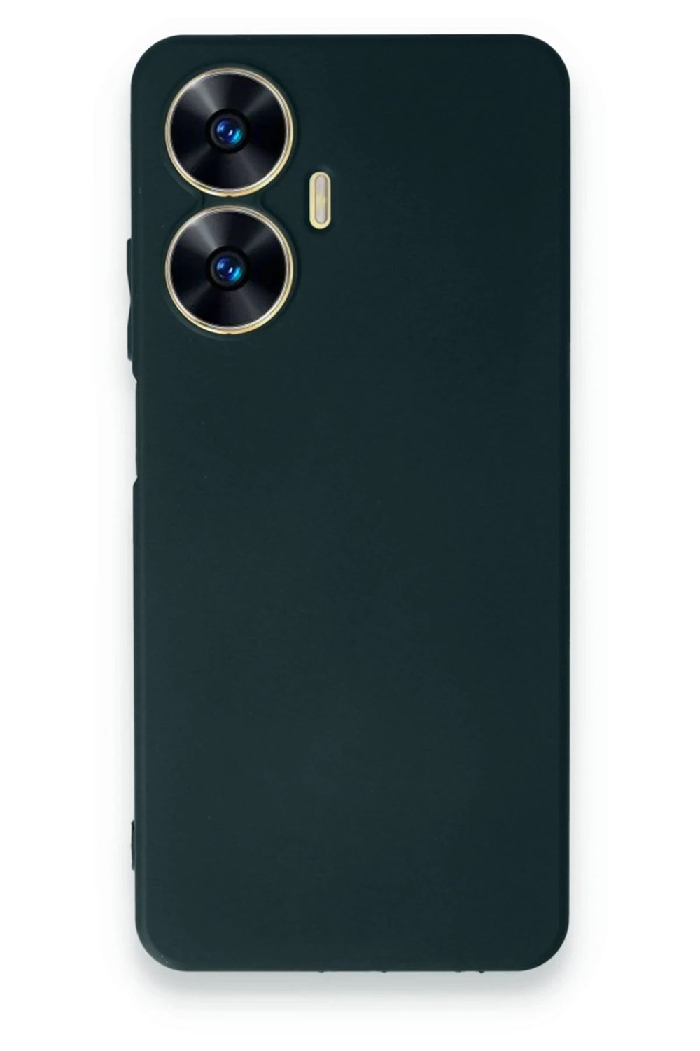 Mey İthalat®  Realme C55 Kılıf First Silikon - Koyu Yeşil