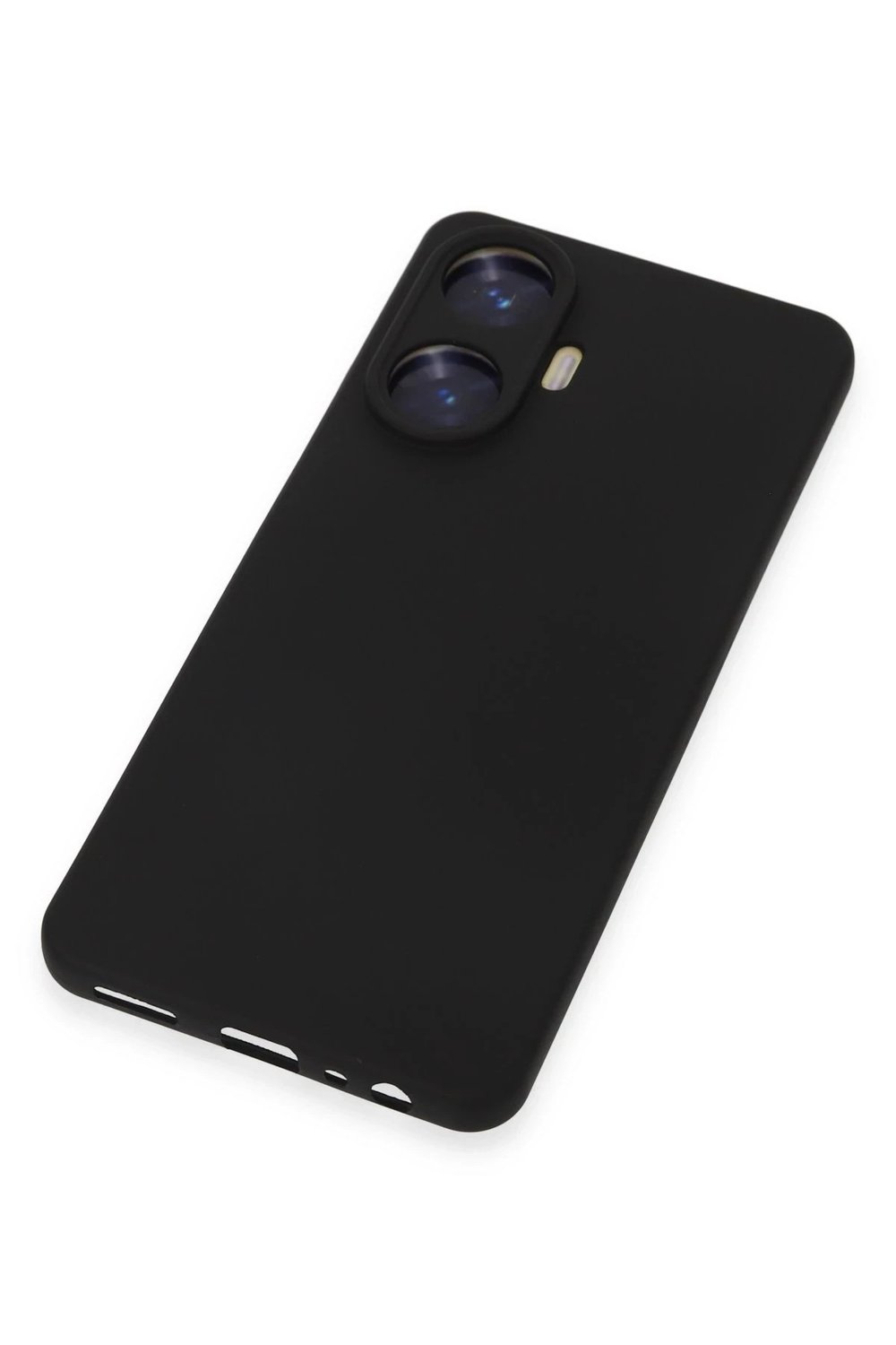Mey İthalat®  Realme C55 Kılıf Nano içi Kadife Silikon - Siyah