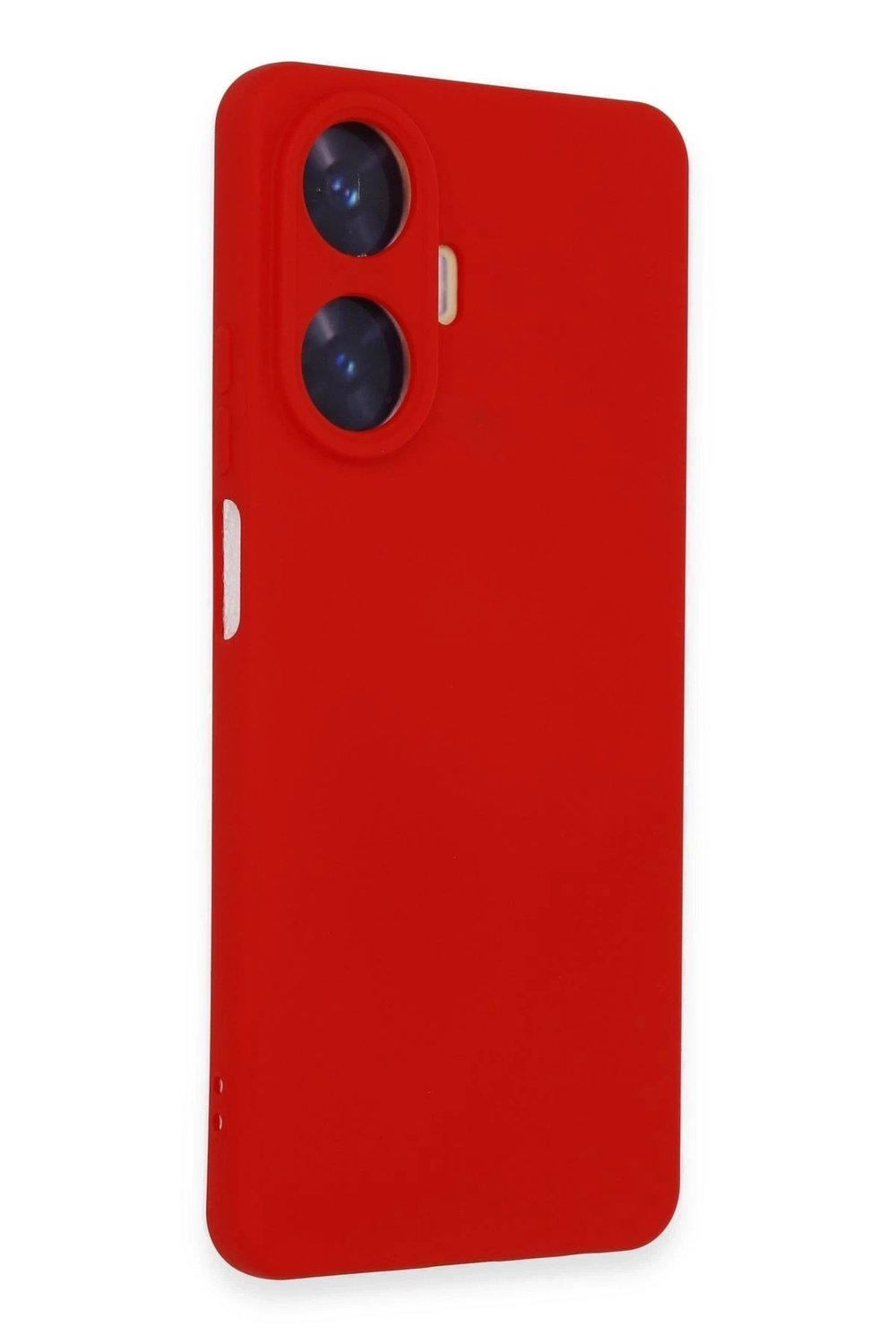 Mey İthalat®  Realme C55 Kılıf Nano içi Kadife Silikon - Kırmızı