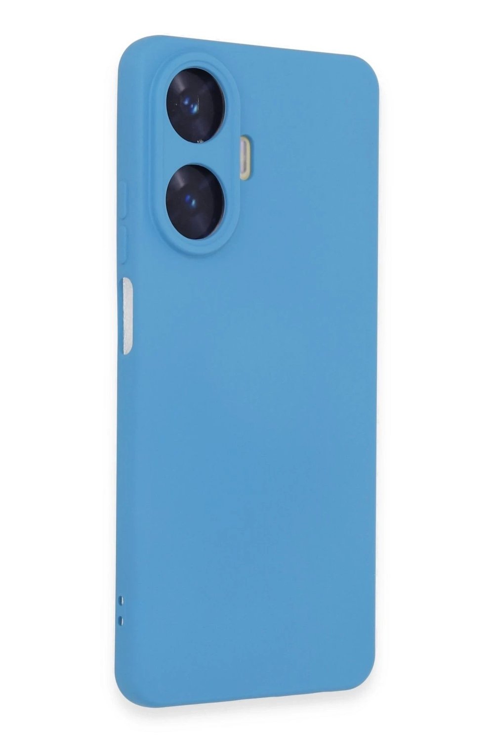 Mey İthalat®  Realme C55 Kılıf Nano içi Kadife Silikon - Mavi