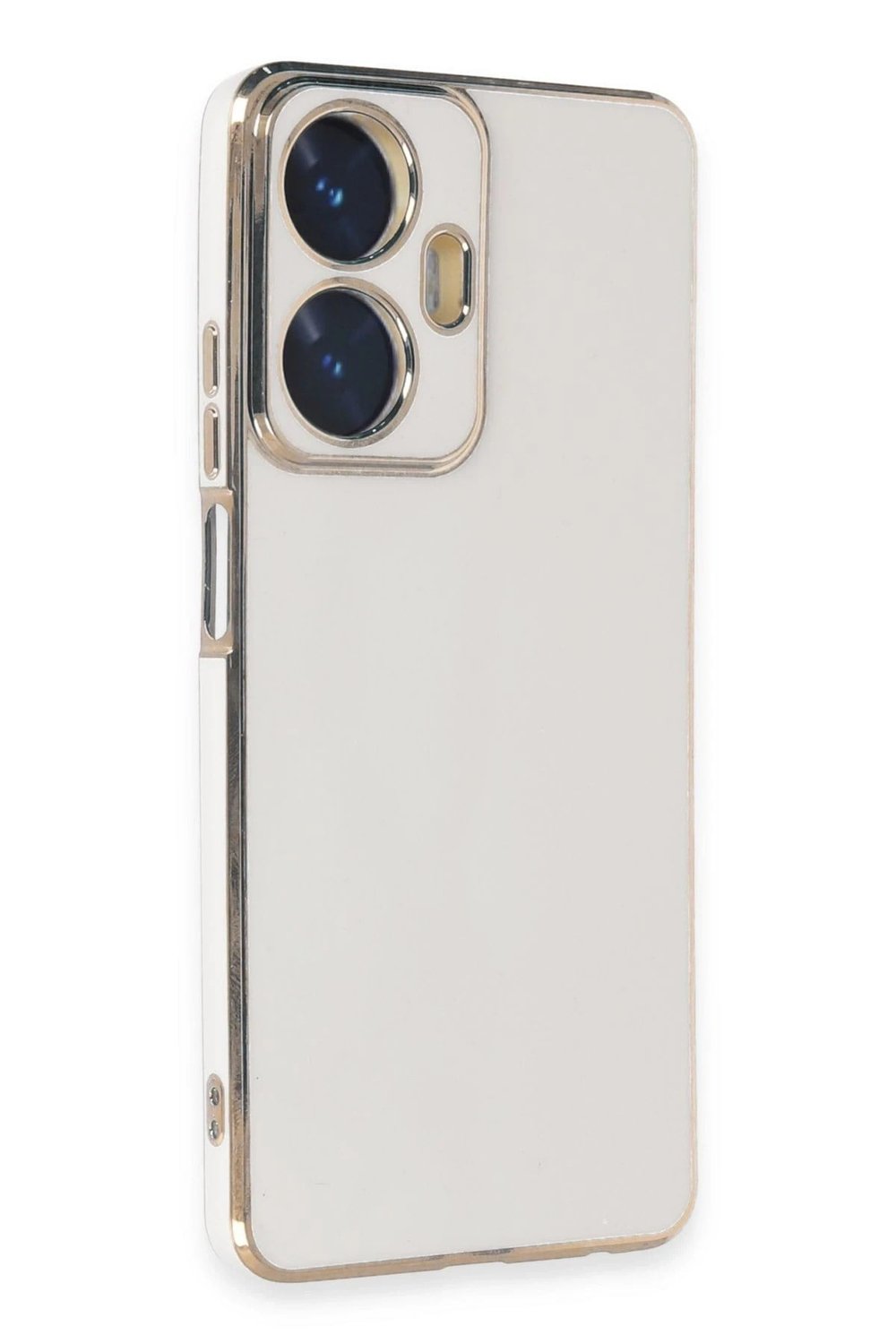 Mey İthalat®  Realme C55 Kılıf Volet Silikon - Beyaz