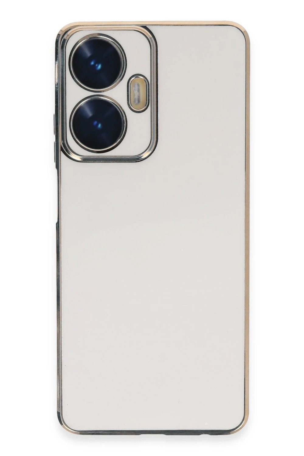 Mey İthalat®  Realme C55 Kılıf Volet Silikon - Beyaz