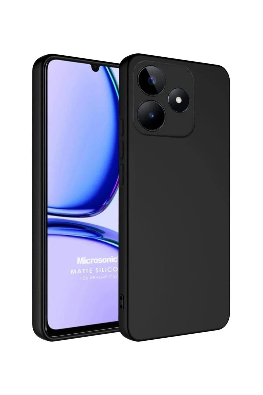Mey İthalat®  Realme C61 Kılıf First Silikon - Siyah