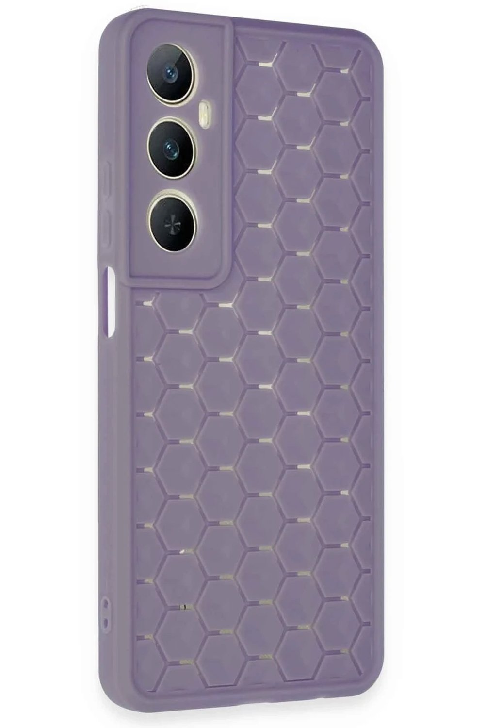 Mey İthalat®  Realme C65 Kılıf Petek Silikon Kapak - Lila