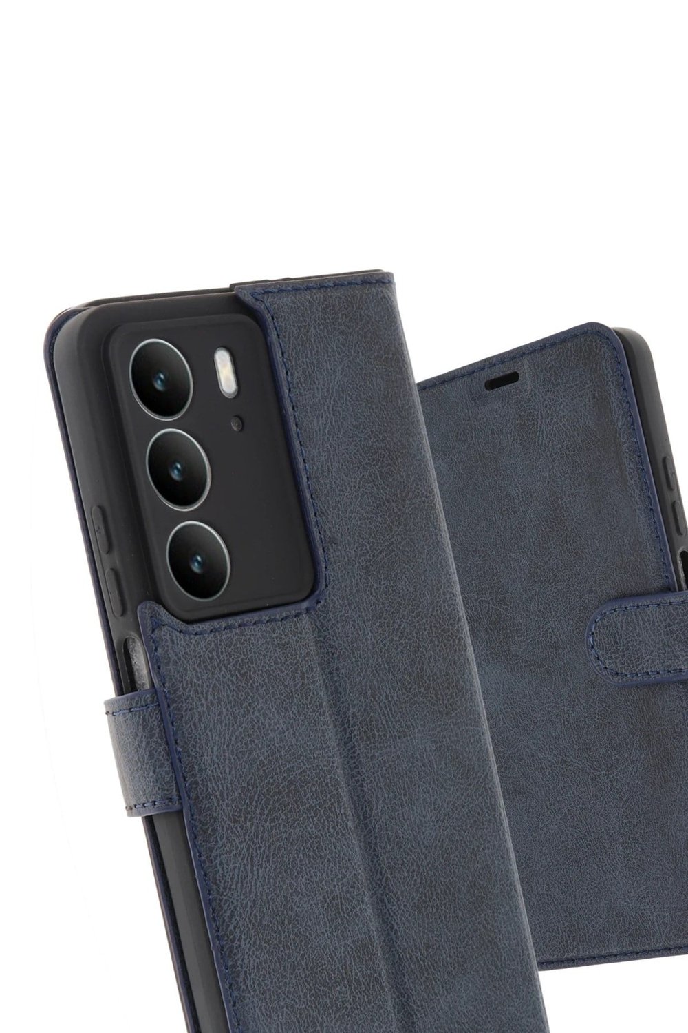 Mey İthalat®  Realme C75 4G Trend S Plus Kapaklı Kılıf - Lacivert