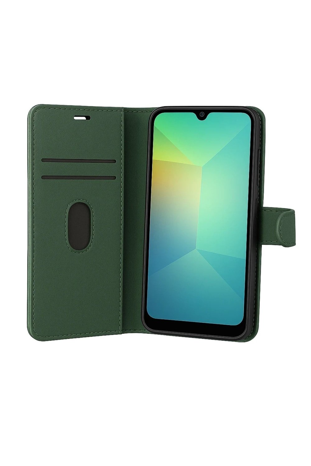 Mey İthalat®  Realme C75 4G Trend S Plus Kapaklı Kılıf - Koyu Yeşil