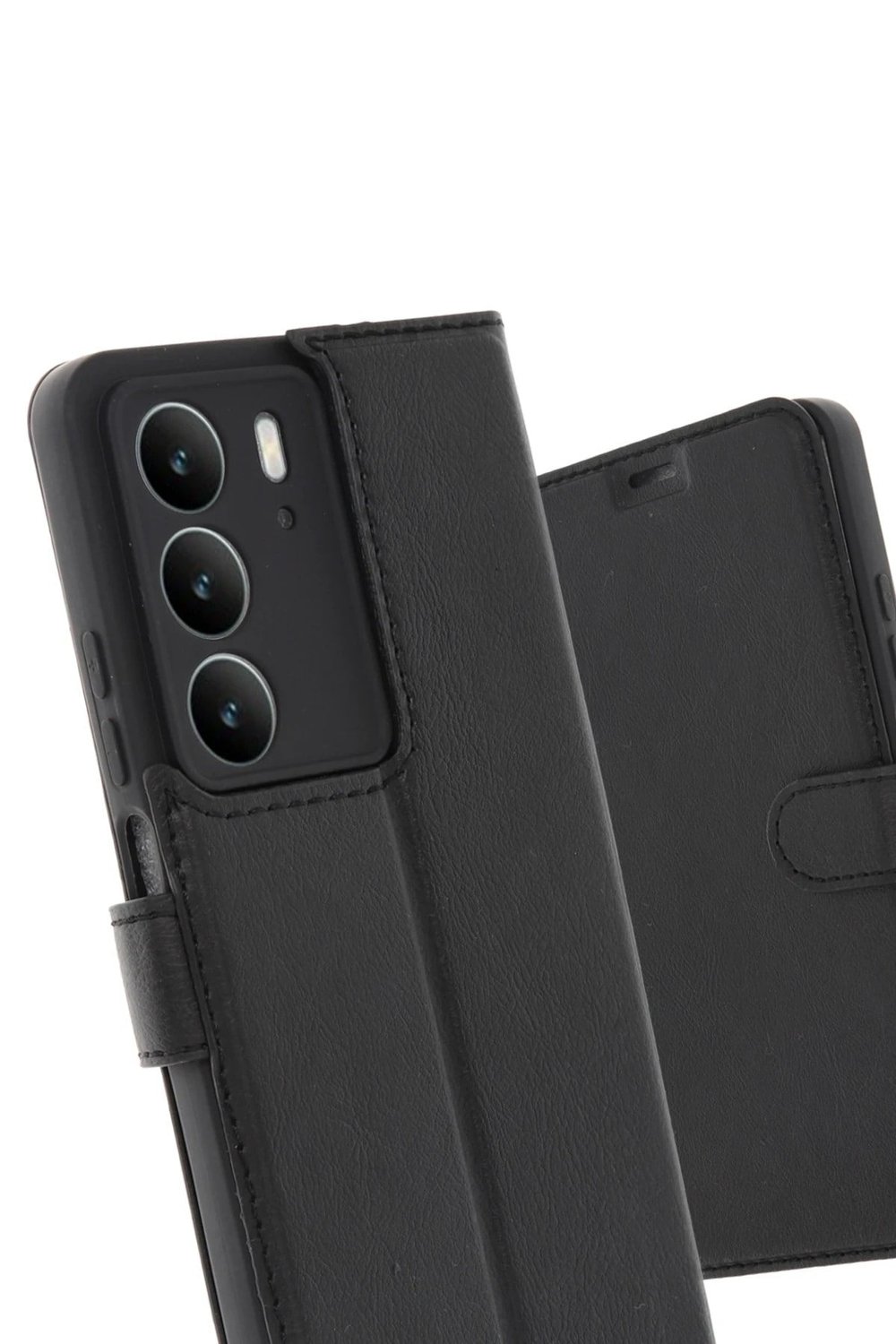 Mey İthalat®  Realme C75 4G Trend S Plus Kapaklı Kılıf - Siyah