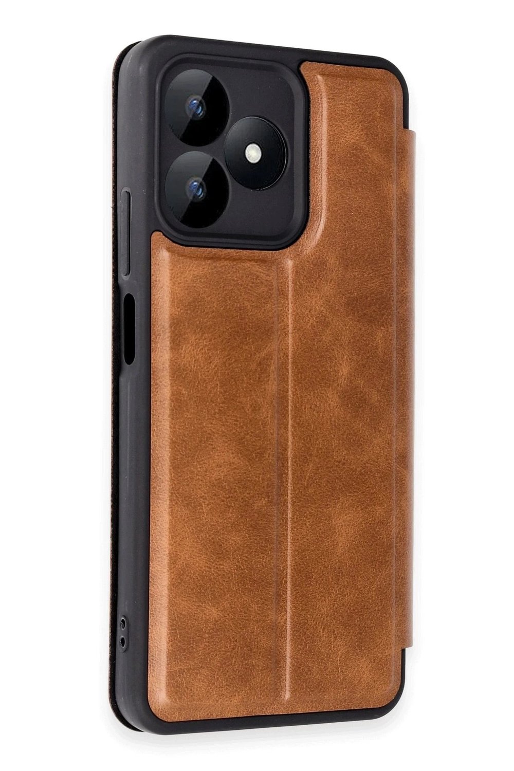 Mey İthalat®  Realme Note 50 4G Kılıf Flip Cover - Taba