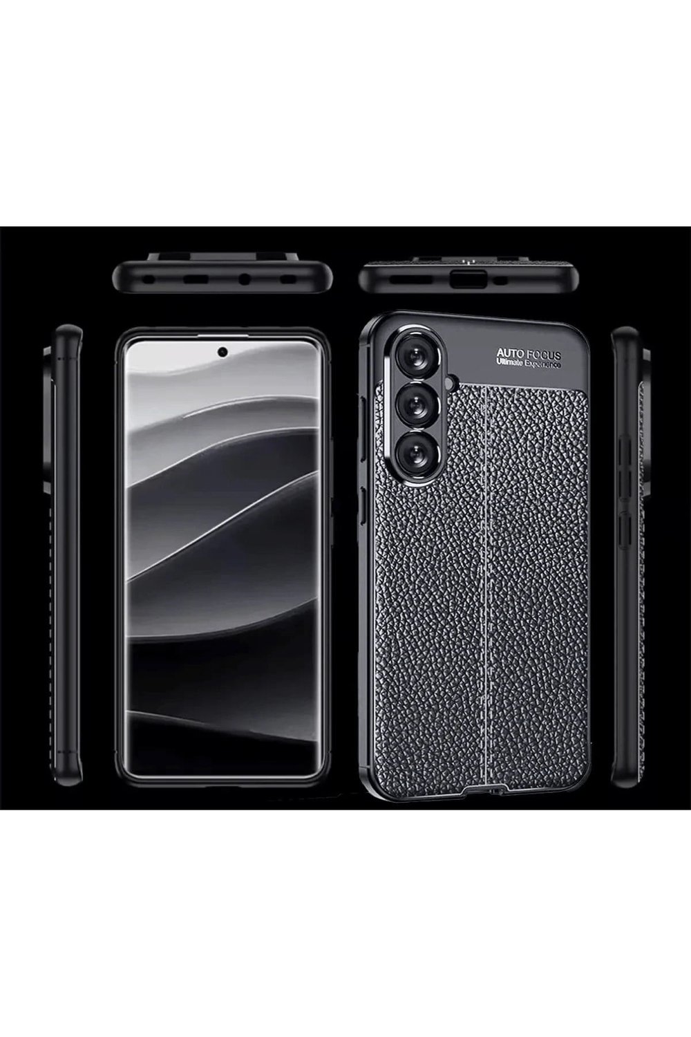 Mey İthalat®  Samsung A56 Kılıf Auto Focus Kapak - Koyu Yeşil
