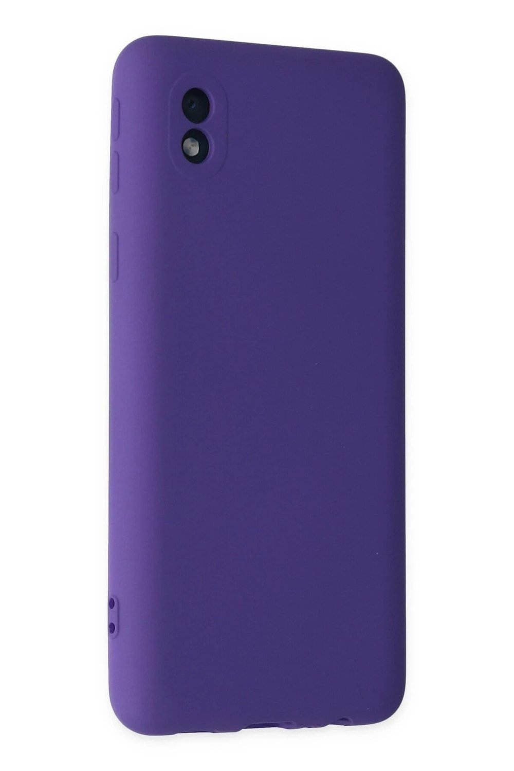 Mey İthalat®  Samsung Galaxy A01 Core Kılıf Nano içi Kadife Silikon - Mor