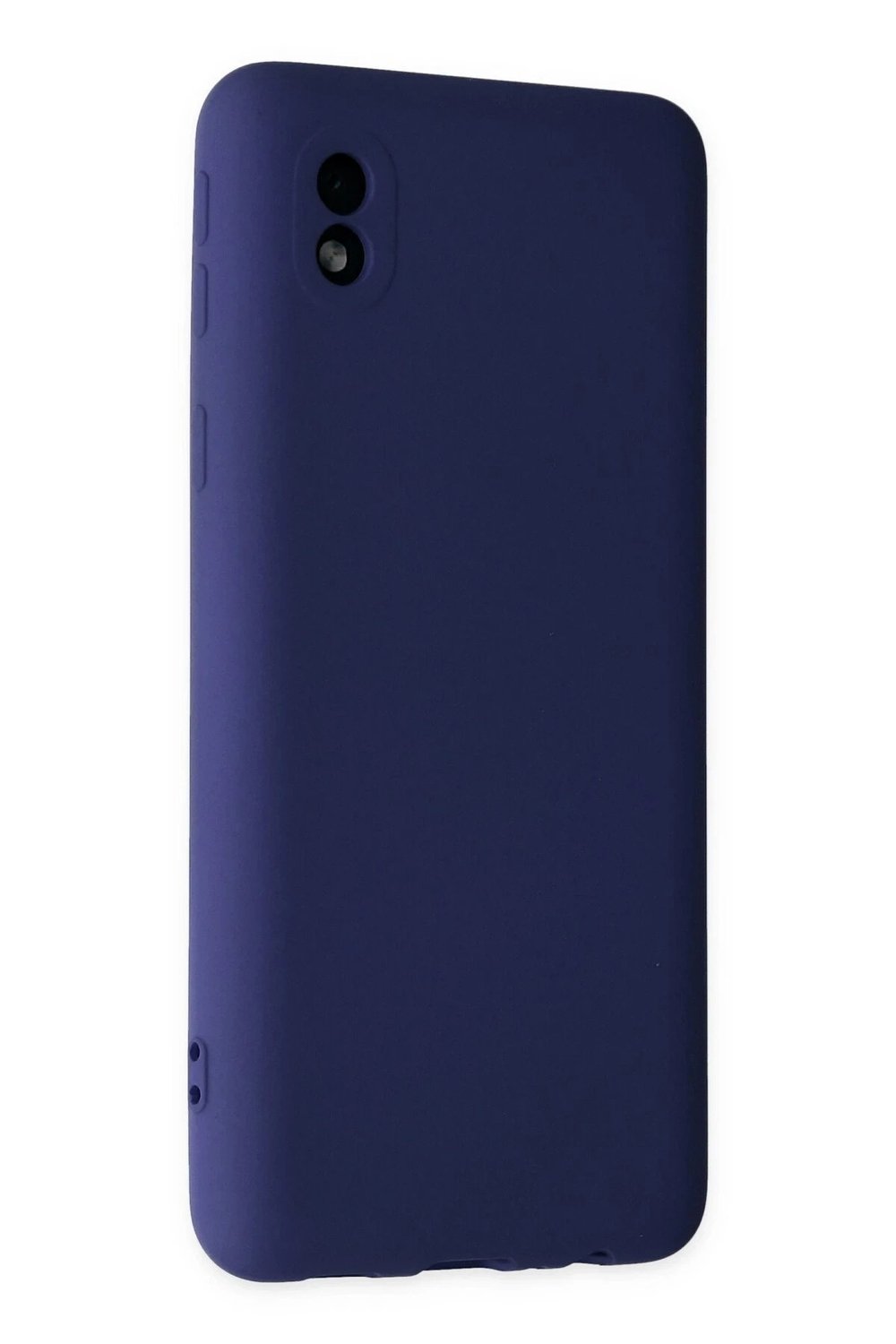 Mey İthalat®  Samsung Galaxy A01 Core Kılıf Nano içi Kadife Silikon - Lacivert